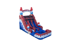 16 Ft Popsicle Slide Dual Lane