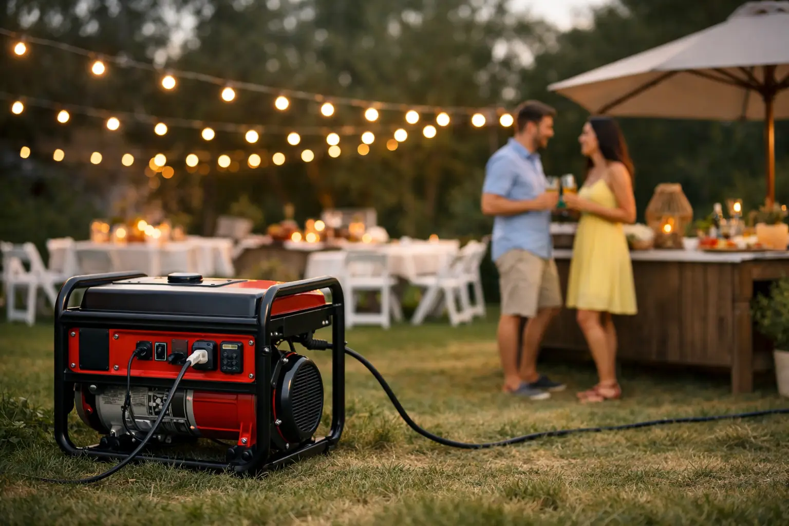 Generator Rental for Outdoor Party Made Simple