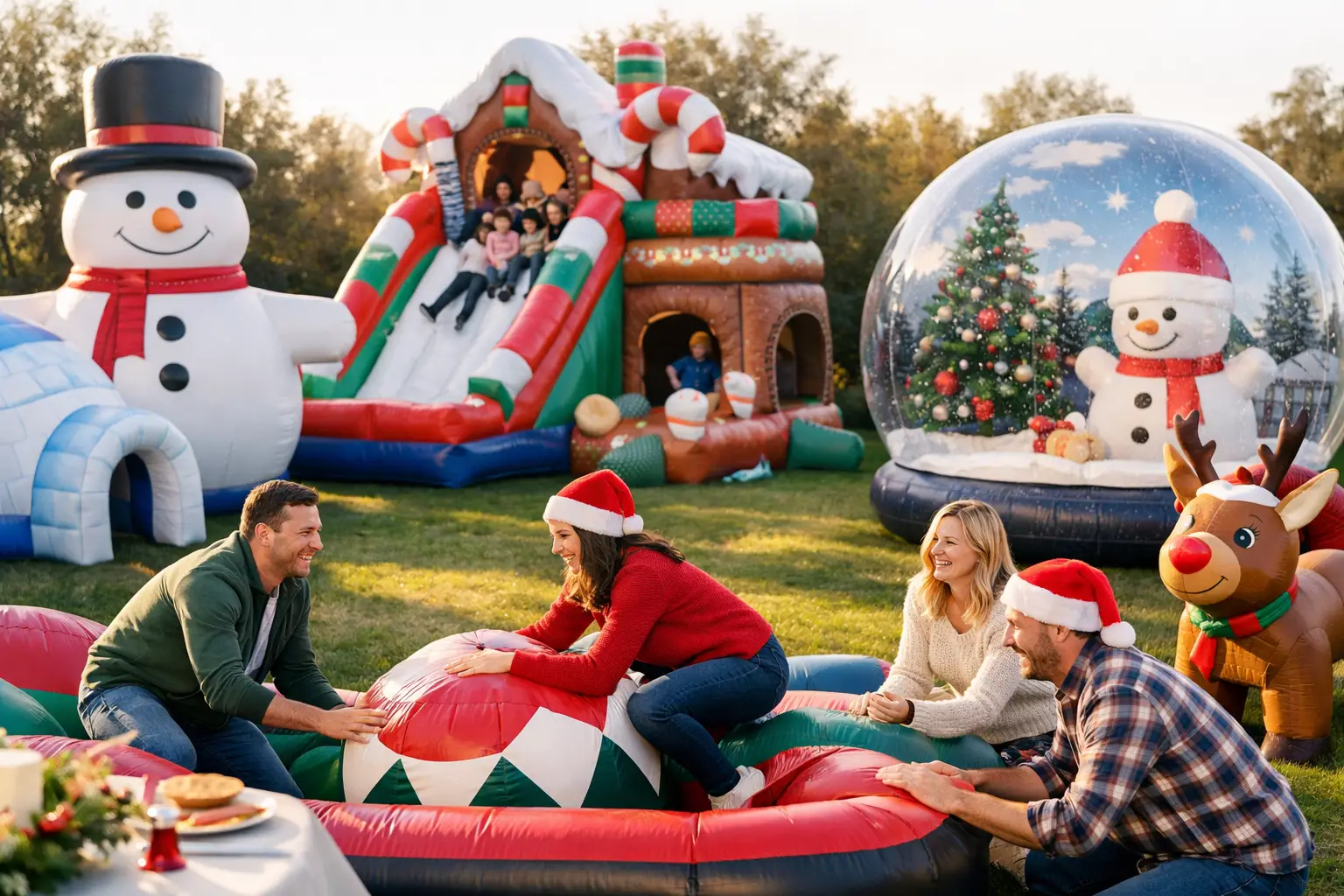 Holiday Party Inflatable Rentals That Bring the Fun