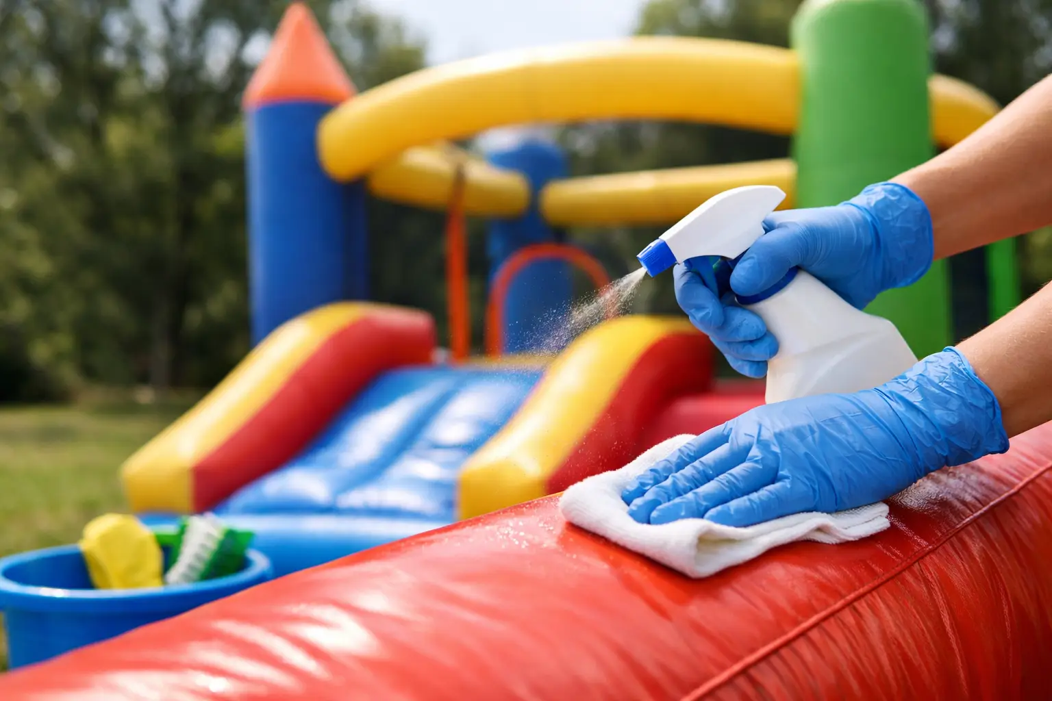 How to Sanitize a Bounce House Before Every Party
