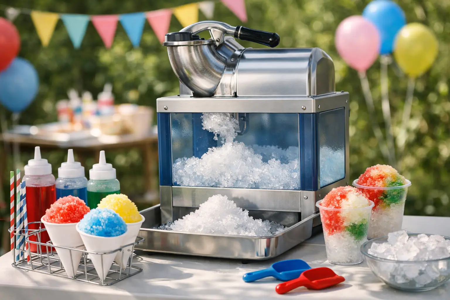Snow Cone Machine Rental for Cool Party Fun